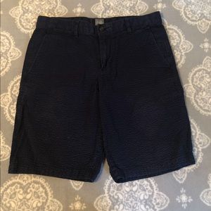 MENS NAVY GAP KHAKI SHORTS